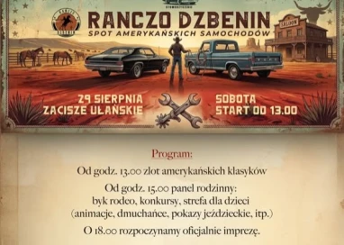 RANCZO DZBENIN spot amerykańskich samochodów