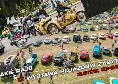 VII JAKIŚ RAJD I IX WYSTAWA POJAZDÓW ZABYTKOWYCH W ZŁOTOWIE